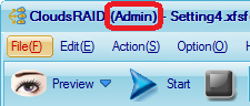 confirm runnig as admin