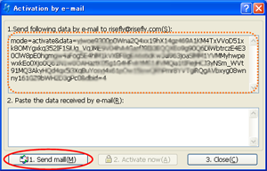 Activation by e-mail